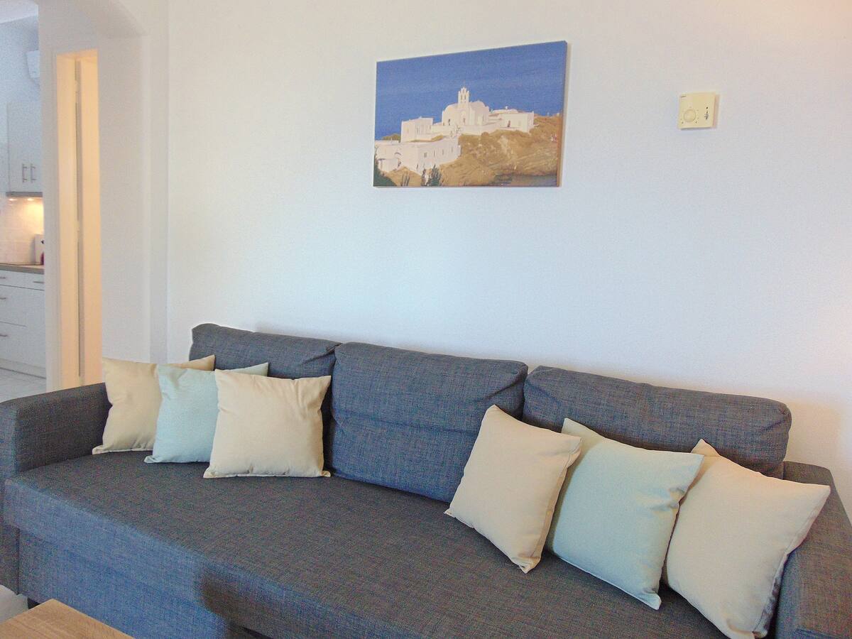 Sitting room of the spacious apartment